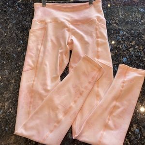 NWT good hYOUman Pink Marbled Leggings size Medium